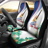 Cavaquinho Cabo Verde Car Seat Cover Cape Verdean Instrument Tropical Sea Turtle