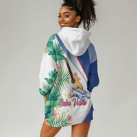 Cavaquinho Cabo Verde Hoodie Dress Cape Verdean Instrument Tropical Sea Turtle