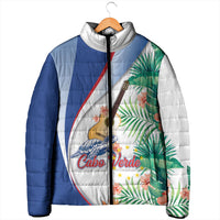 Cavaquinho Cabo Verde Padded Jacket Cape Verdean Instrument Tropical Sea Turtle