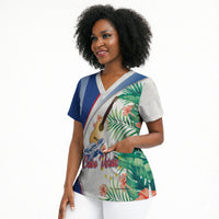 Cavaquinho Cabo Verde Scrub Top Cape Verdean Instrument Tropical Sea Turtle