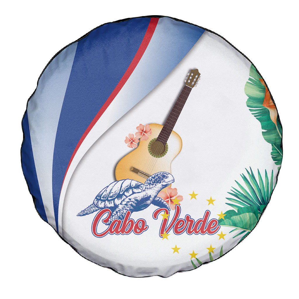 Cavaquinho Cabo Verde Spare Tire Cover Cape Verdean Instrument Tropical Sea Turtle