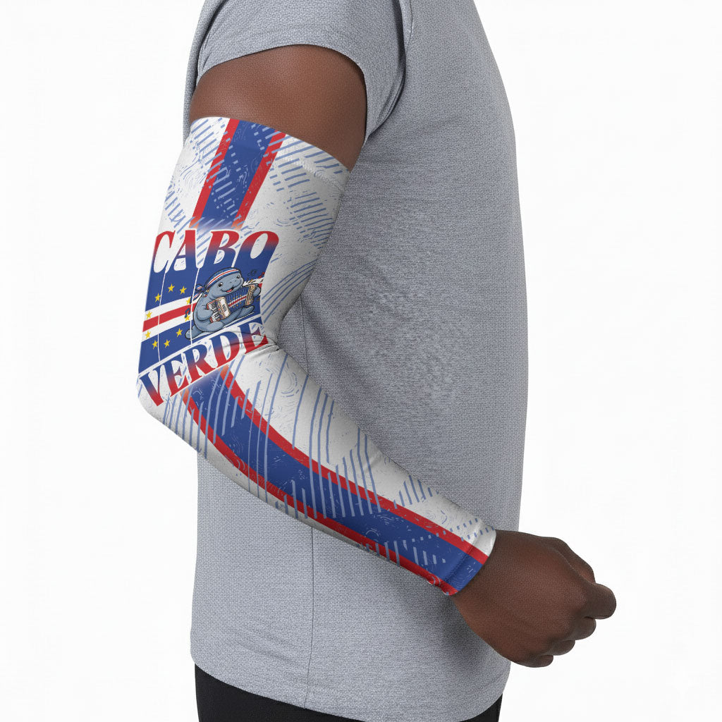 Accordion Gaita Cabo Verde Arm Sleeves Cape Verdean Instrument Cute Manatee