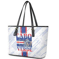 Accordion Gaita Cabo Verde Leather Tote Bag Cape Verdean Instrument Cute Manatee