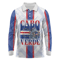 Accordion Gaita Cabo Verde Long Sleeve Polo Shirt Cape Verdean Instrument Cute Manatee