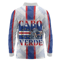Accordion Gaita Cabo Verde Long Sleeve Polo Shirt Cape Verdean Instrument Cute Manatee