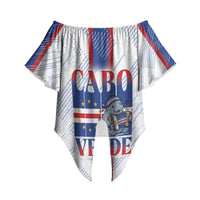 Accordion Gaita Cabo Verde Off Shoulder Wrap Waist Top Cape Verdean Instrument Cute Manatee