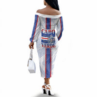 Accordion Gaita Cabo Verde Off The Shoulder Long Sleeve Dress Cape Verdean Instrument Cute Manatee