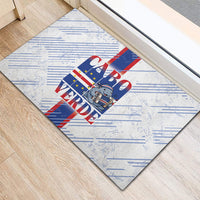 Accordion Gaita Cabo Verde Rubber Doormat Cape Verdean Instrument Cute Manatee