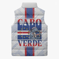 Accordion Gaita Cabo Verde Sleeveless Puffer Jacket Cape Verdean Instrument Cute Manatee