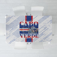 Accordion Gaita Cabo Verde Tablecloth Cape Verdean Instrument Cute Manatee