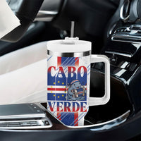 Accordion Gaita Cabo Verde Tumbler With Handle Cape Verdean Instrument Cute Manatee