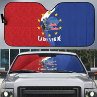 Santo Antao Cabo Verde Auto Sun Shade Map With Me Maia Statue African Pattern