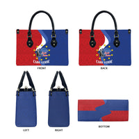 Santo Antao Cabo Verde Leather Bag Map With Me Maia Statue African Pattern