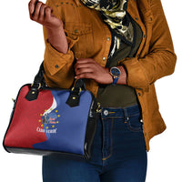Santo Antao Cabo Verde Shoulder Handbag Map With Me Maia Statue African Pattern