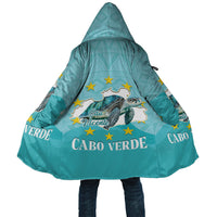 Sao Vincente Cabo Verde Cloak Map With Sea Turtle African Pattern