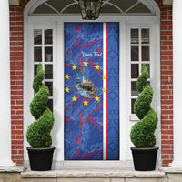 Personalized Santiago Cabo Verde Door Cover Map With Farol de Dona Maria Pia