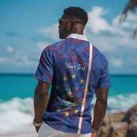 Personalized Santiago Cabo Verde Hawaiian Shirt Map With Farol de Dona Maria Pia