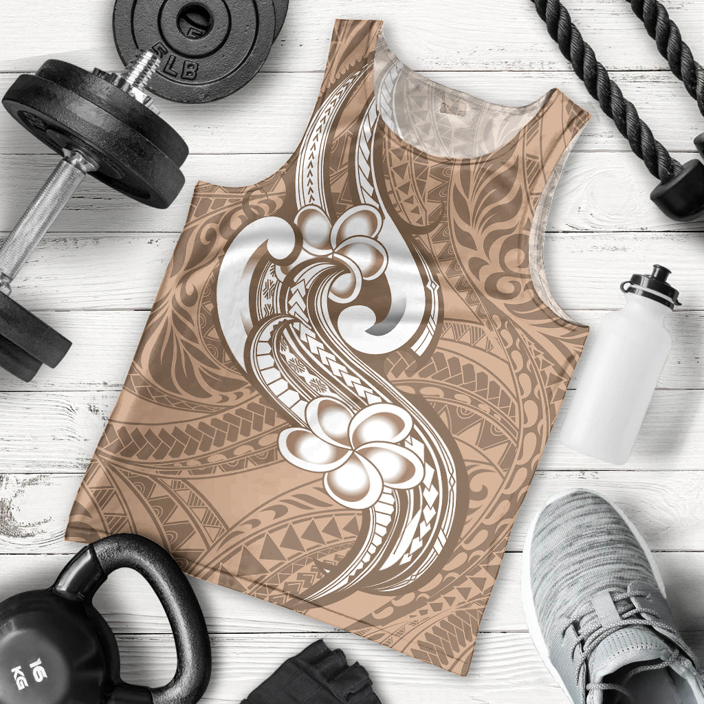 polynesia-men-tank-top-plumeria-with-tribal-pattern-brown-pastel-vibes