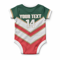 Custom Rugby Lebanon Baby Onesie 2026 Go Cedars