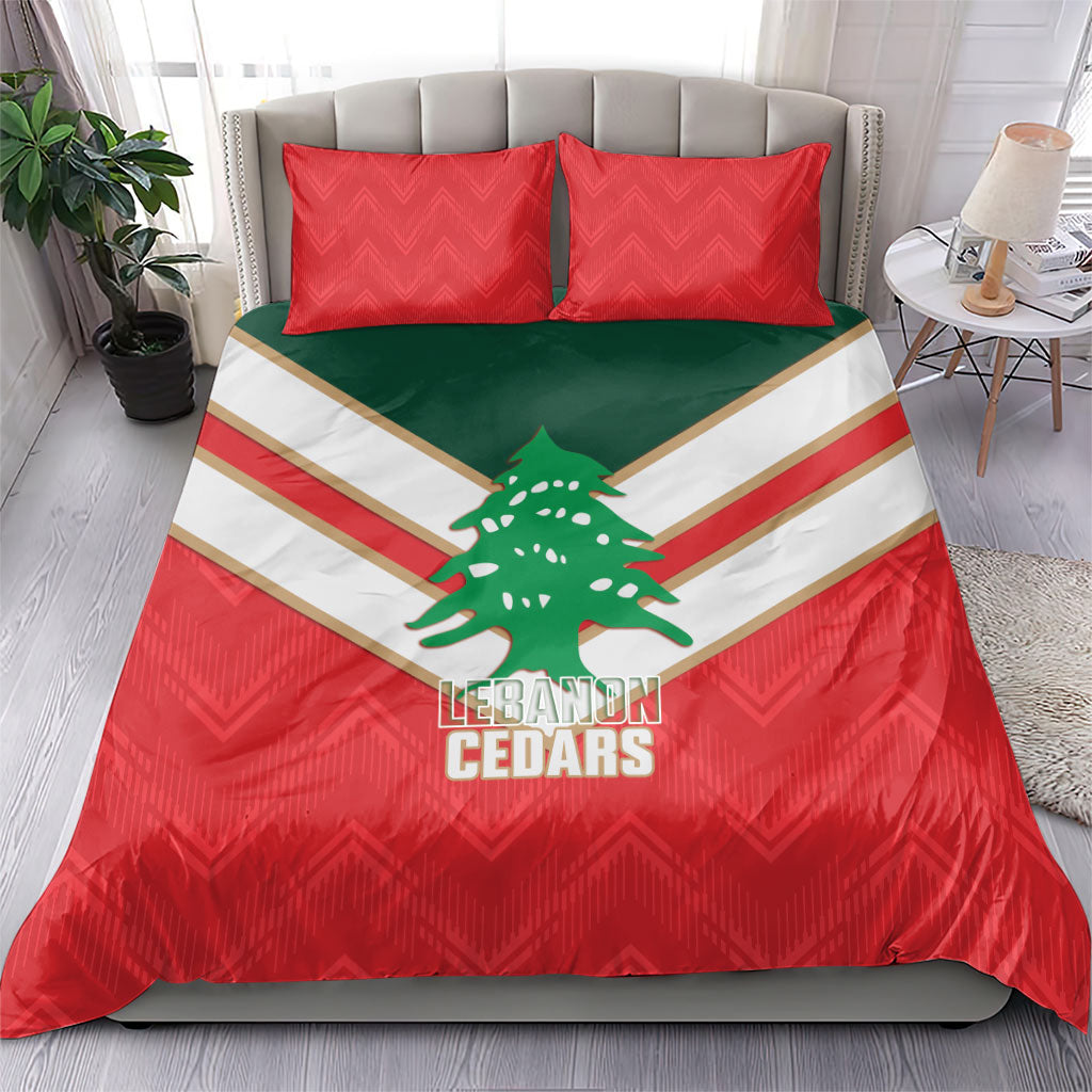 Rugby Lebanon Bedding Set 2026 Go Cedars