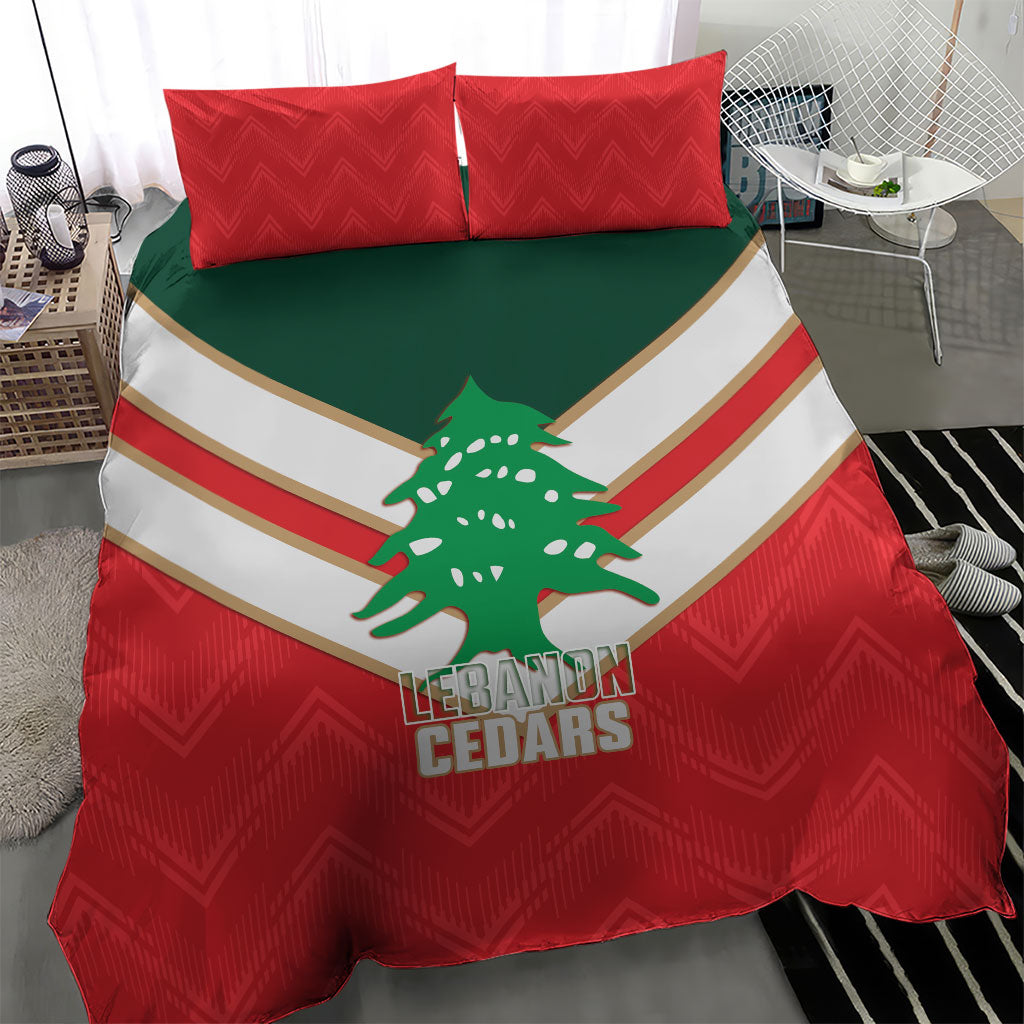 Rugby Lebanon Bedding Set 2026 Go Cedars