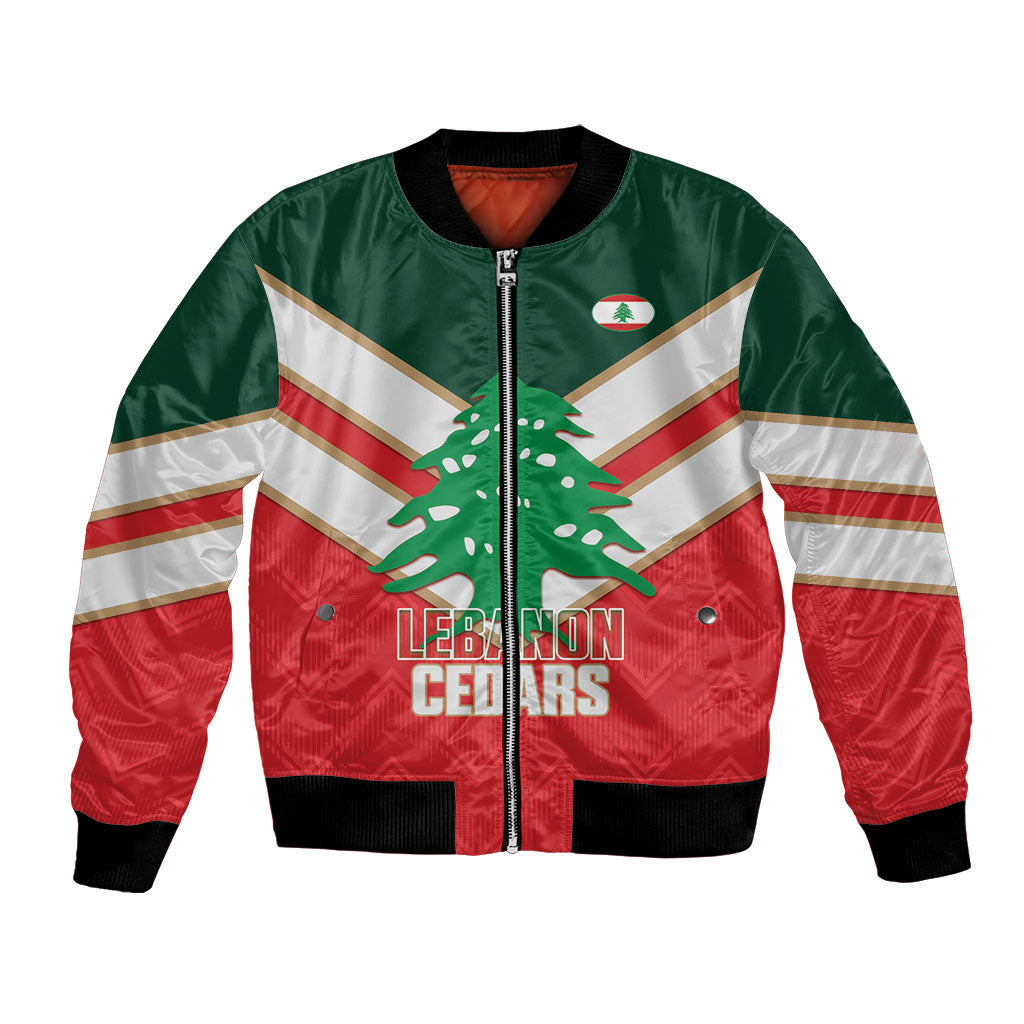 Custom Rugby Lebanon Bomber Jacket 2026 Go Cedars