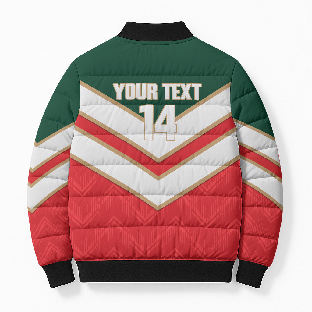 Custom Rugby Lebanon Bomber Puffer Jacket 2026 Go Cedars