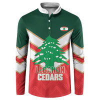 Custom Rugby Lebanon Button Sweatshirt 2026 Go Cedars