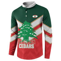 Custom Rugby Lebanon Button Sweatshirt 2026 Go Cedars
