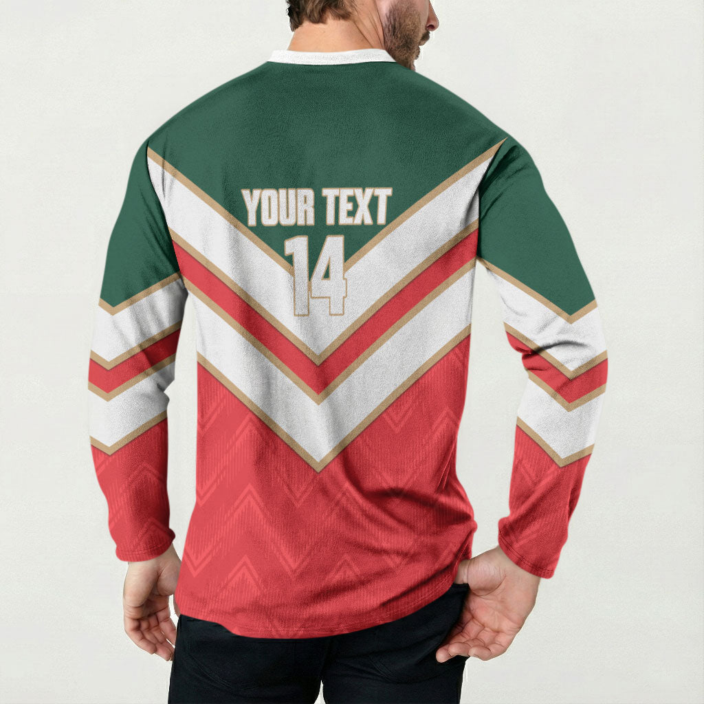 Custom Rugby Lebanon Button Sweatshirt 2026 Go Cedars