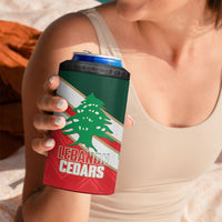 Custom Rugby Lebanon 4 in 1 Can Cooler Tumbler 2026 Go Cedars