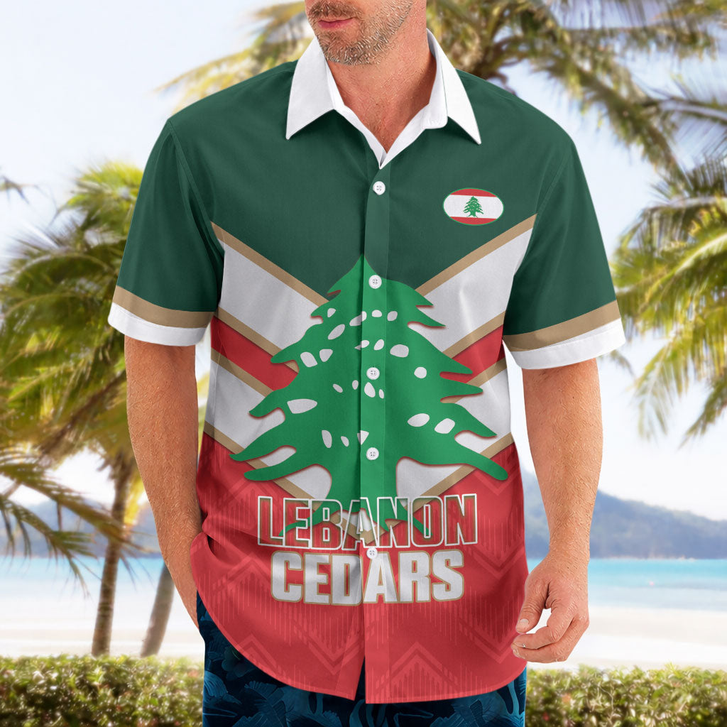 Custom Rugby Lebanon Hawaiian Shirt 2026 Go Cedars