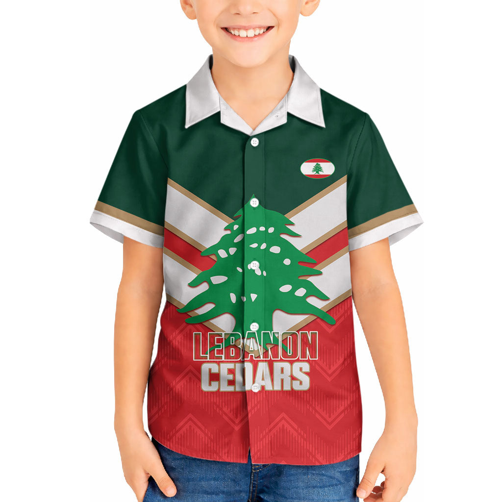 Custom Rugby Lebanon Hawaiian Shirt 2026 Go Cedars