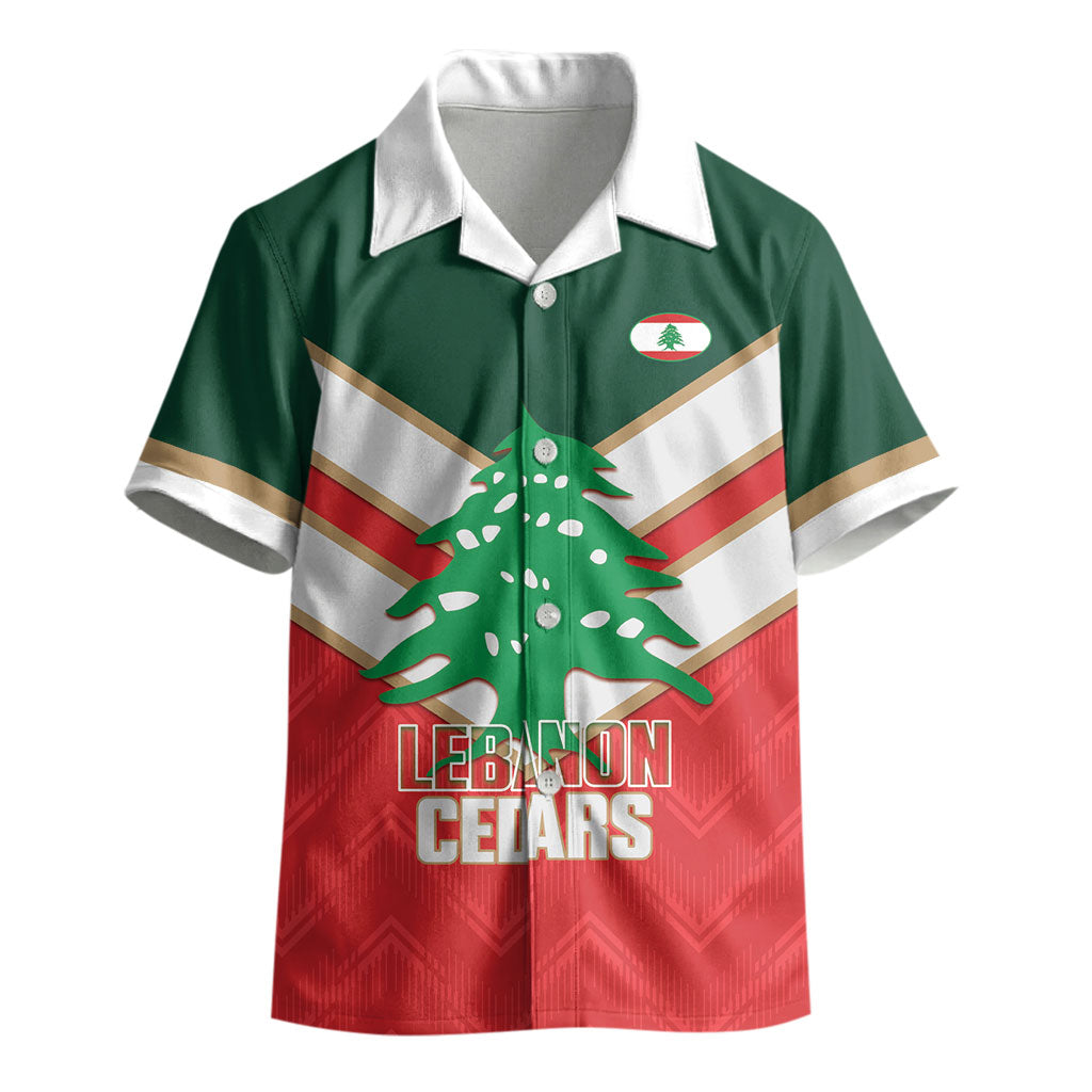 Custom Rugby Lebanon Kid Hawaiian Shirt 2026 Go Cedars
