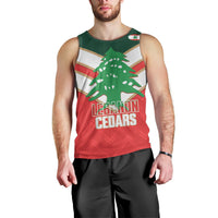 Custom Rugby Lebanon Men Tank Top 2026 Go Cedars
