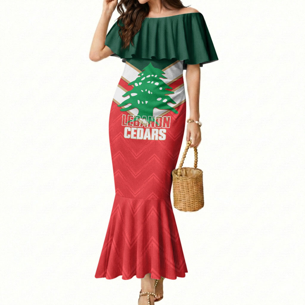 Custom Rugby Lebanon Mermaid Dress 2026 Go Cedars