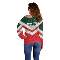 Custom Rugby Lebanon Off Shoulder Sweater 2026 Go Cedars