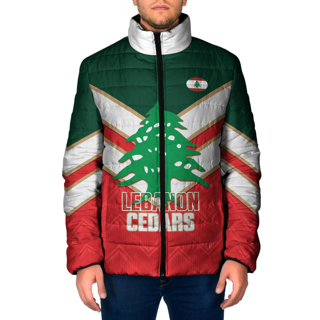 Custom Rugby Lebanon Padded Jacket 2026 Go Cedars
