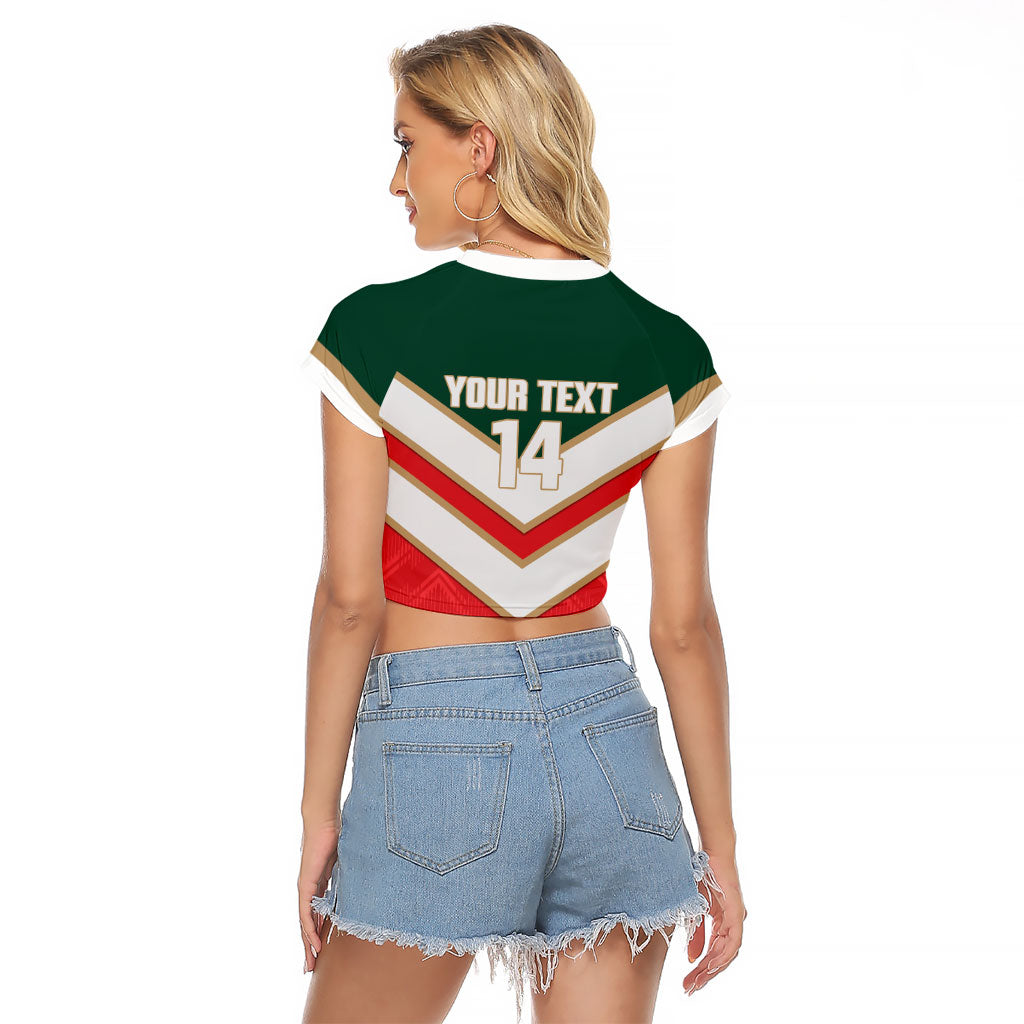 Custom Rugby Lebanon Raglan Cropped T Shirt 2026 Go Cedars