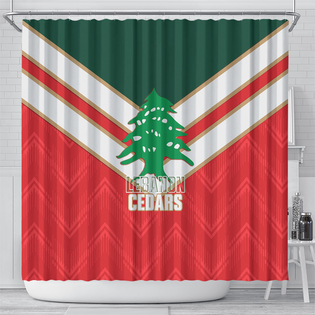 Rugby Lebanon Shower Curtain 2026 Go Cedars