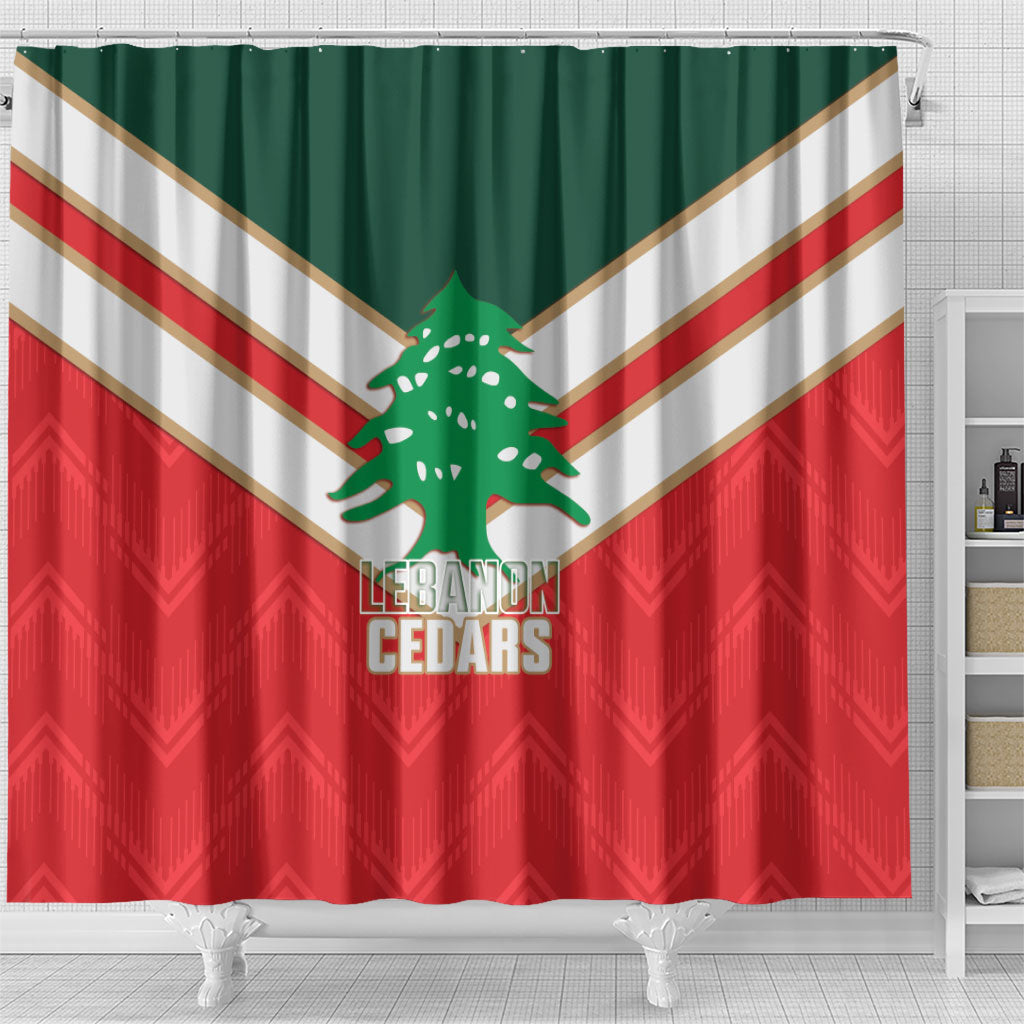 Rugby Lebanon Shower Curtain 2026 Go Cedars