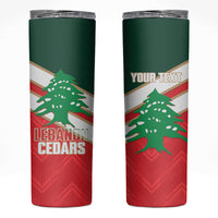 Custom Rugby Lebanon Skinny Tumbler 2026 Go Cedars