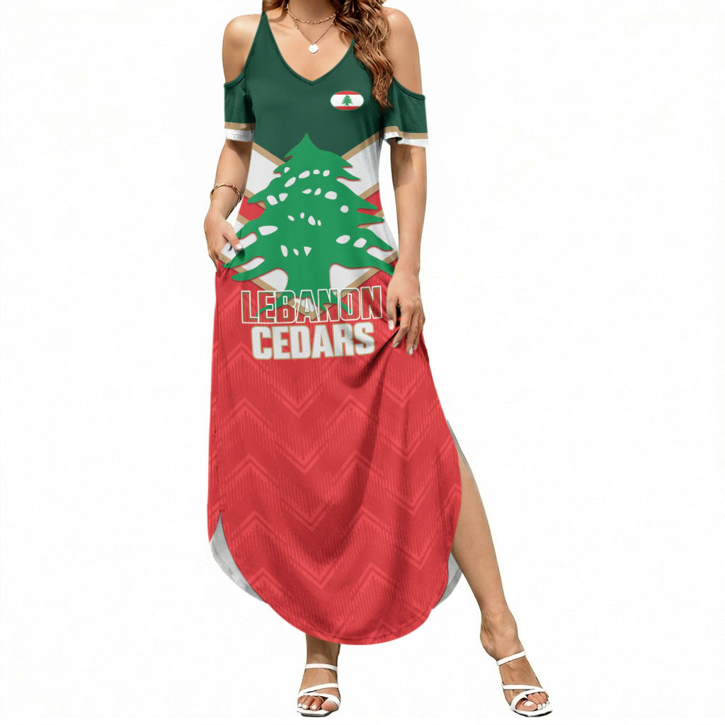 Custom Rugby Lebanon Summer Maxi Dress 2026 Go Cedars