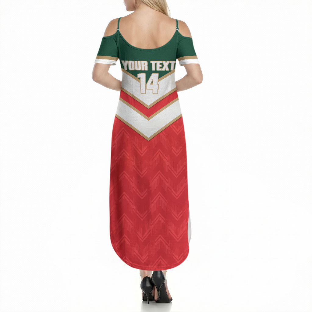 Custom Rugby Lebanon Summer Maxi Dress 2026 Go Cedars