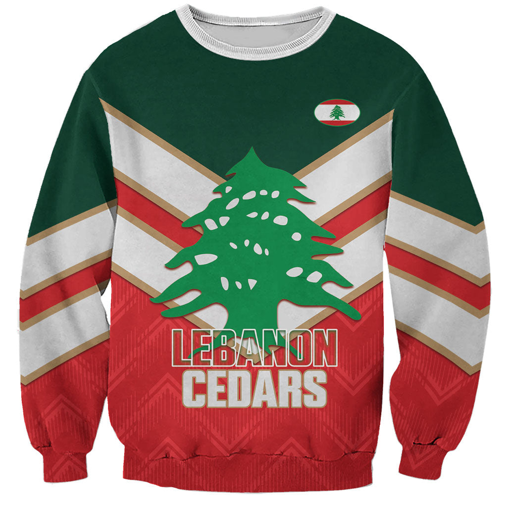 Custom Rugby Lebanon Sweatshirt 2026 Go Cedars