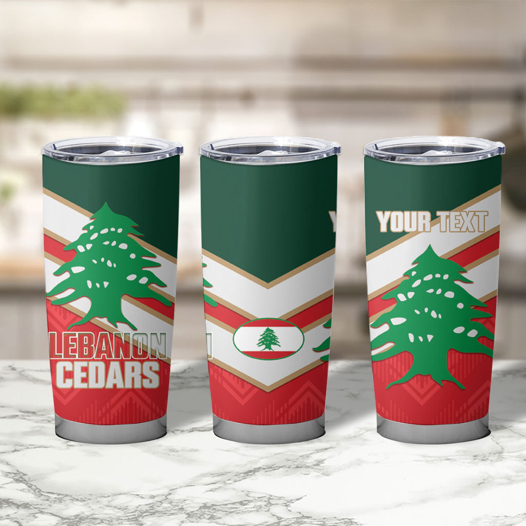 Custom Rugby Lebanon Tumbler Cup 2026 Go Cedars