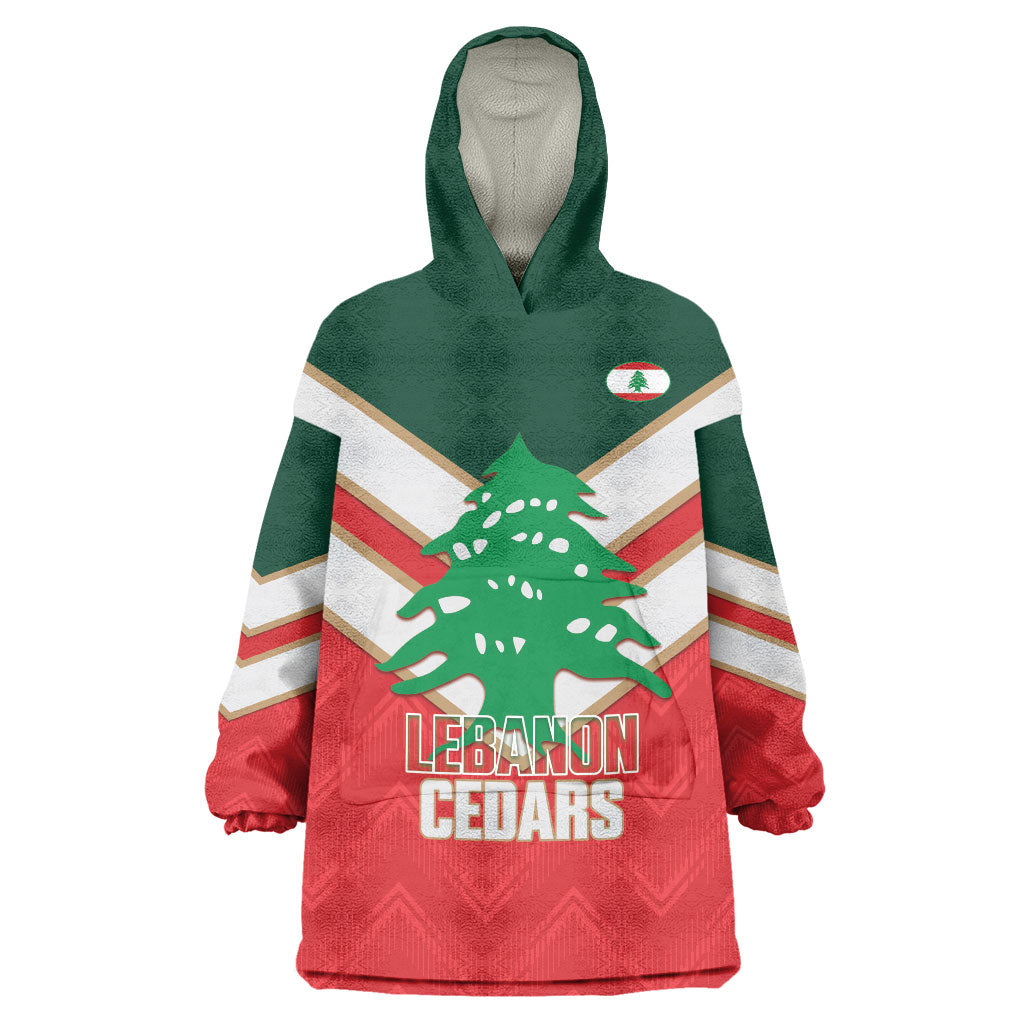 Custom Rugby Lebanon Wearable Blanket Hoodie 2026 Go Cedars
