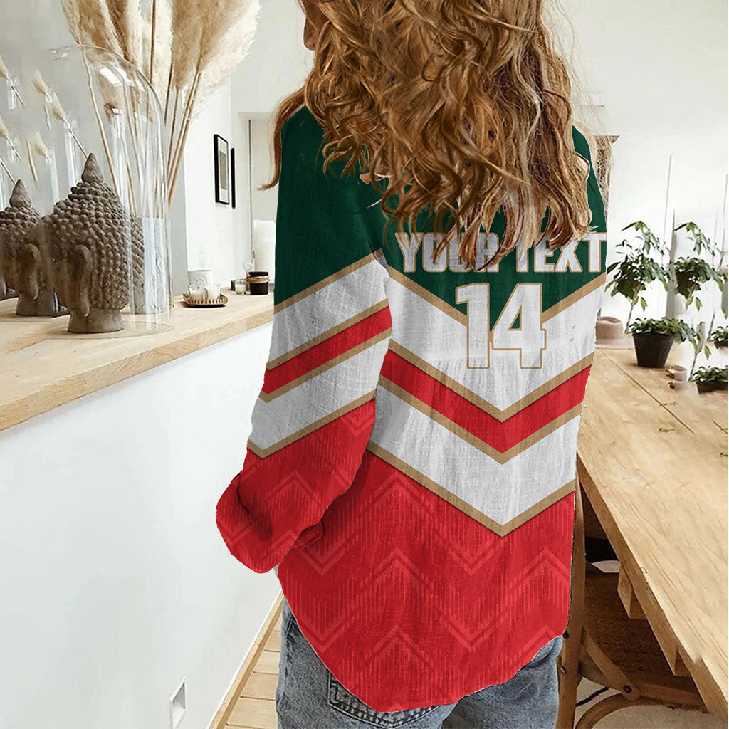 Custom Rugby Lebanon Women Casual Shirt 2026 Go Cedars
