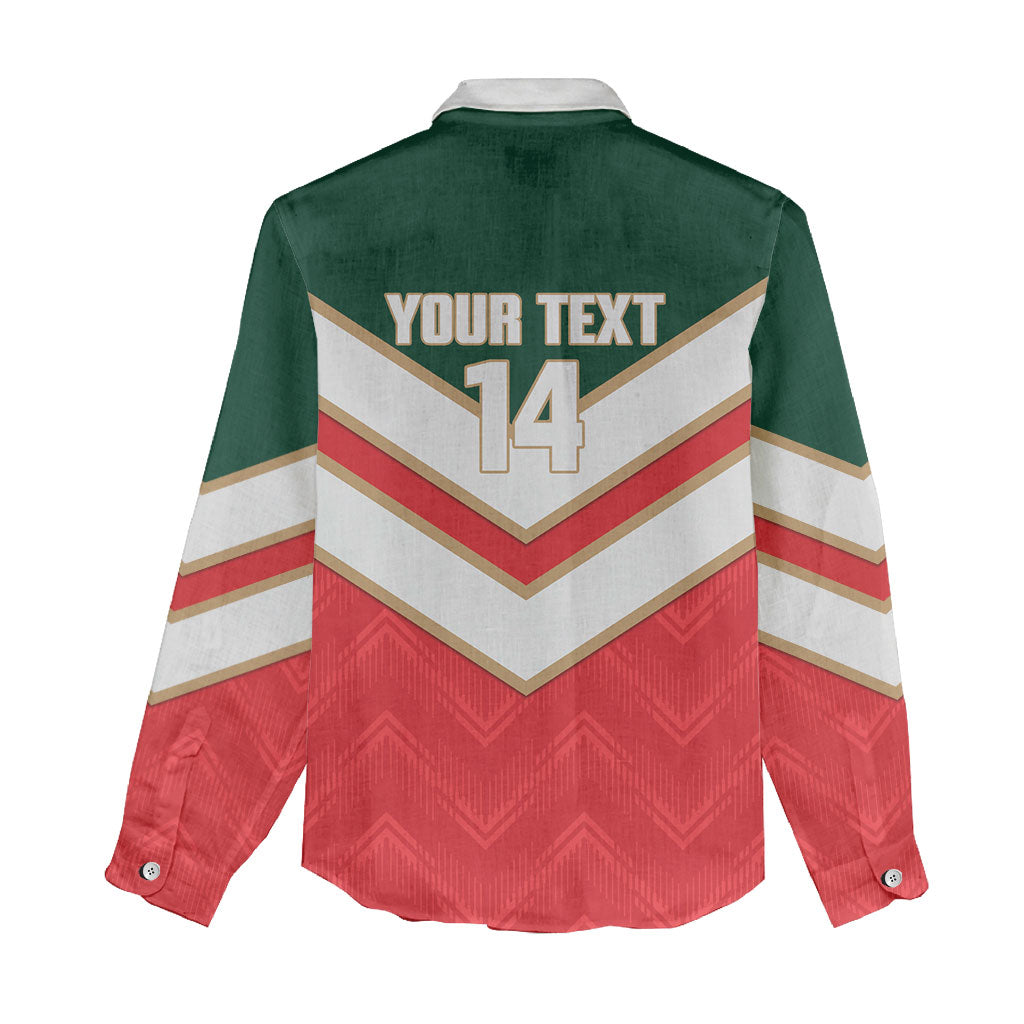 Custom Rugby Lebanon Women Casual Shirt 2026 Go Cedars