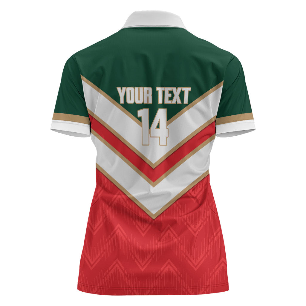 Custom Rugby Lebanon Women Polo Shirt 2026 Go Cedars